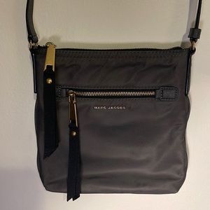 Marc Jacobs M0010049 Trooper File State Nylon Cross Body Bag - Slate/Black